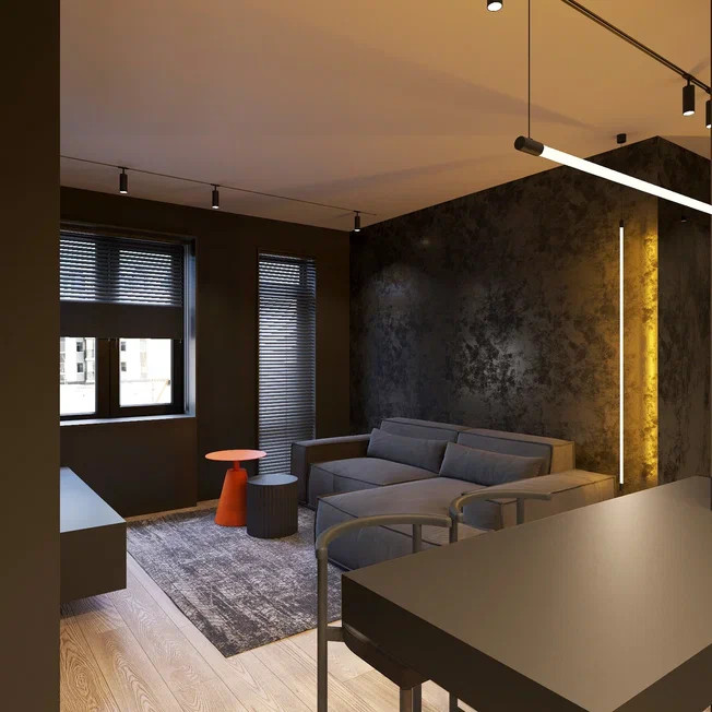 Дизайн двухкомнатной квартиры 60 м2