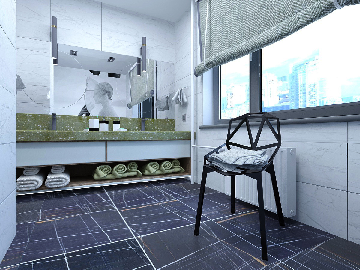 Ванная с окном