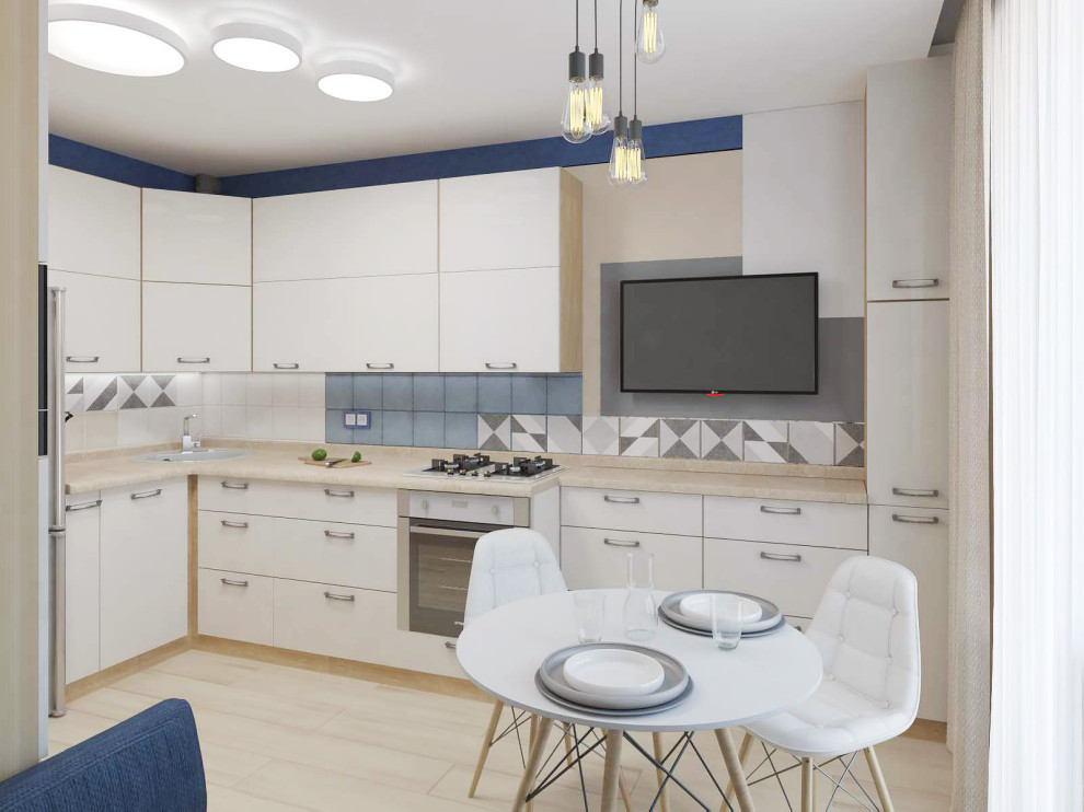 Обложка проекта: Квартира в г Бор, по мотивам Малевича и Кандинского