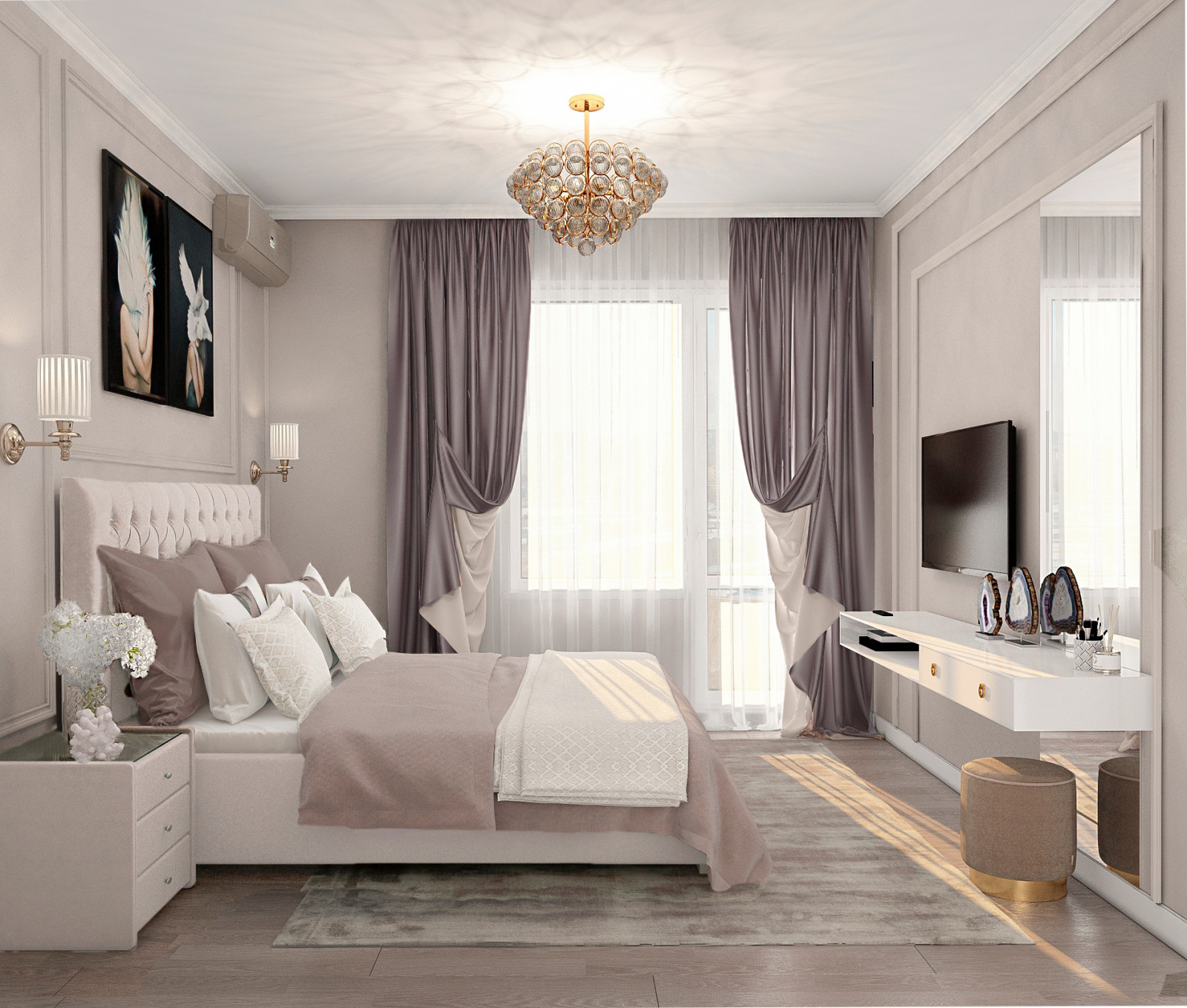 Квартира в неоклассике