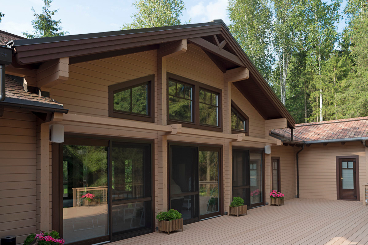 Терраса и дом