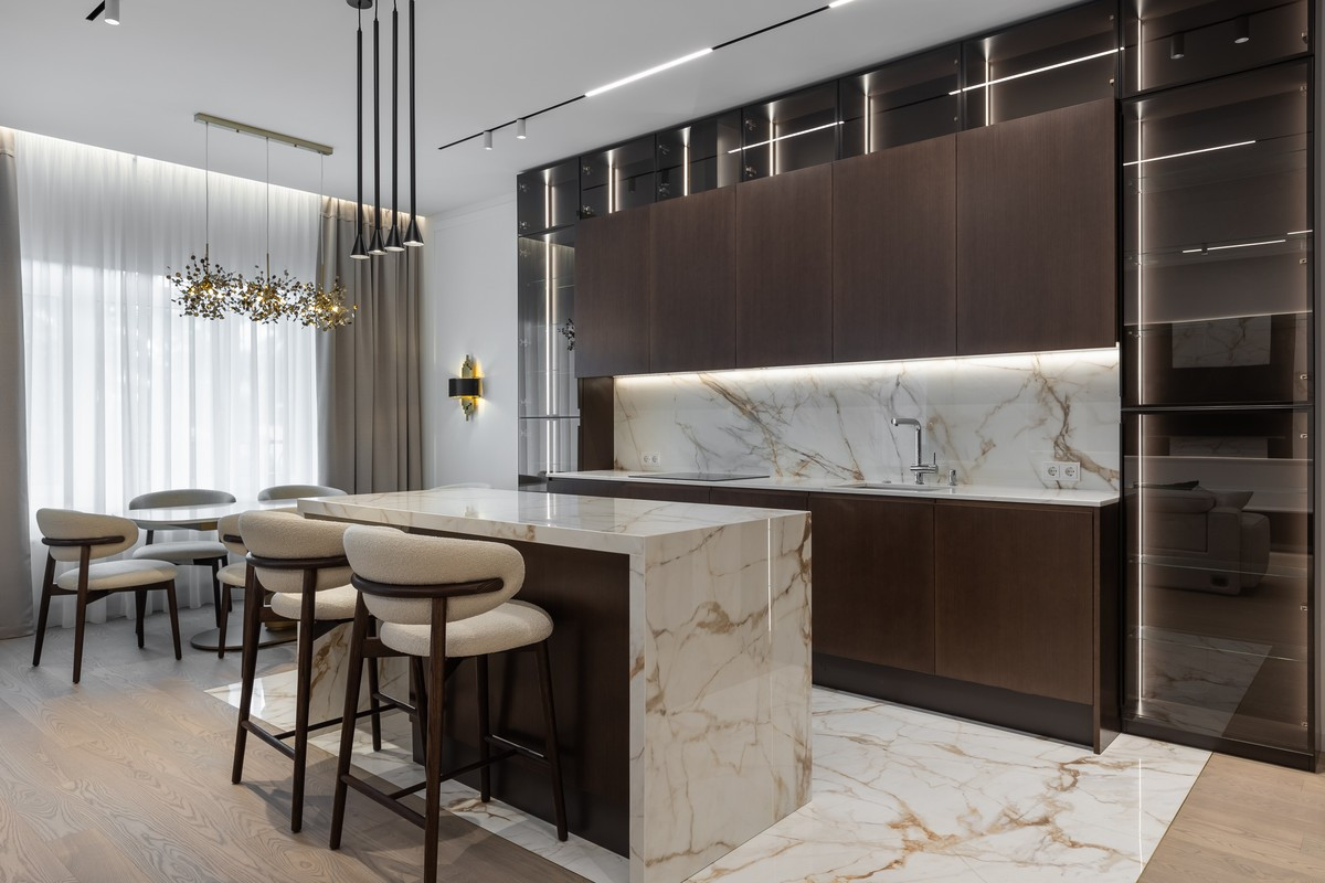 Квартира в современной классике (фото, ход реализации)