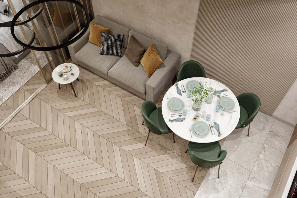 Квартира 72 кв.м. в современном стиле в Квартал 38А.