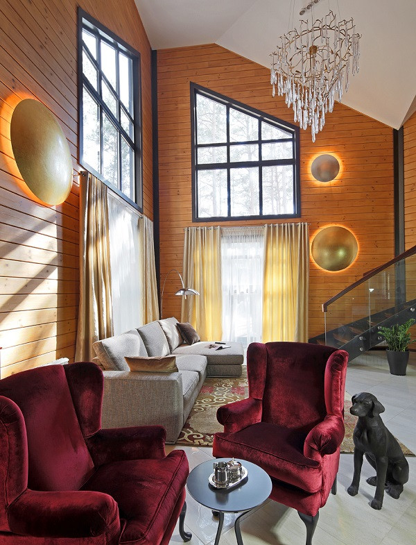 Загородный дом из бруса в элитном посёлке