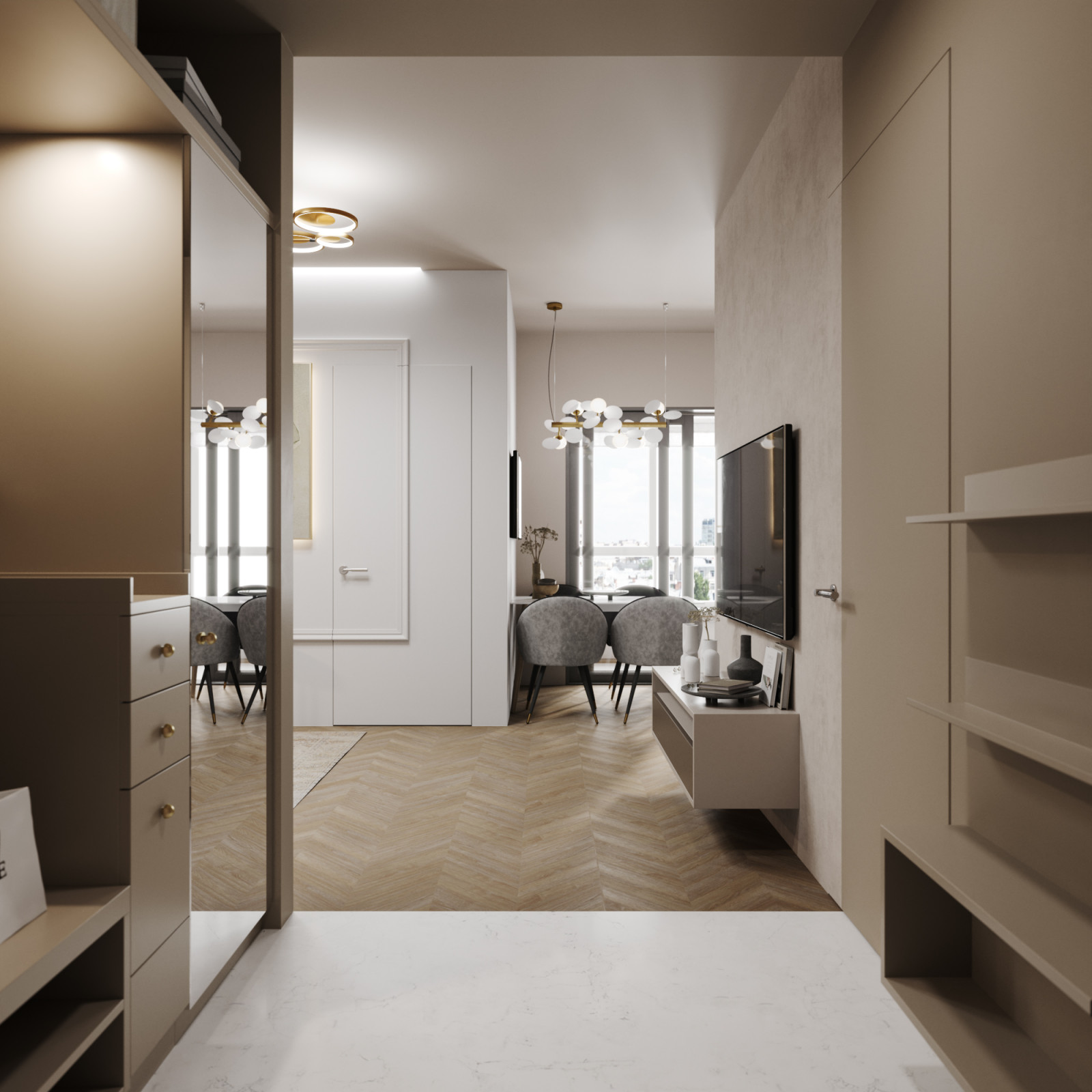 Обложка проекта: Однокомнатная квартира для студентки