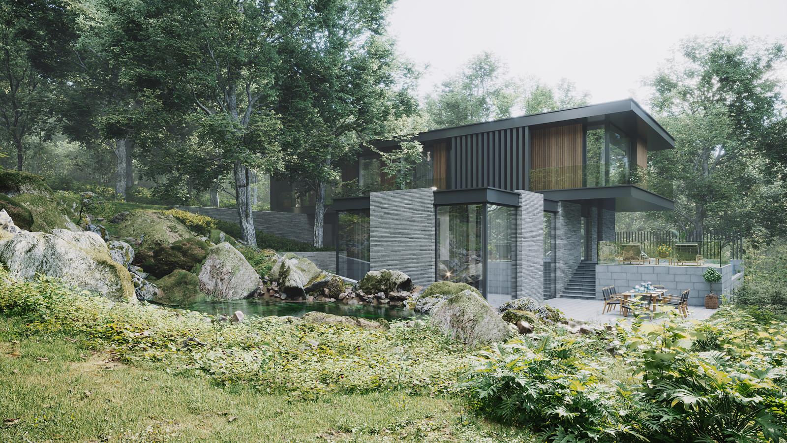 Дом с конем