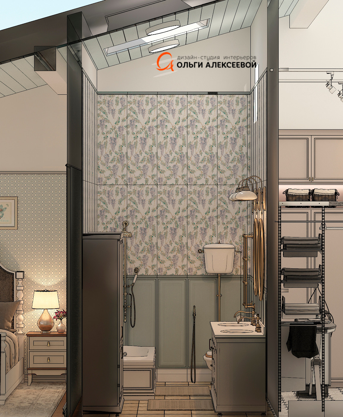 Американская классика в таунхаусе площадью 310 м2.