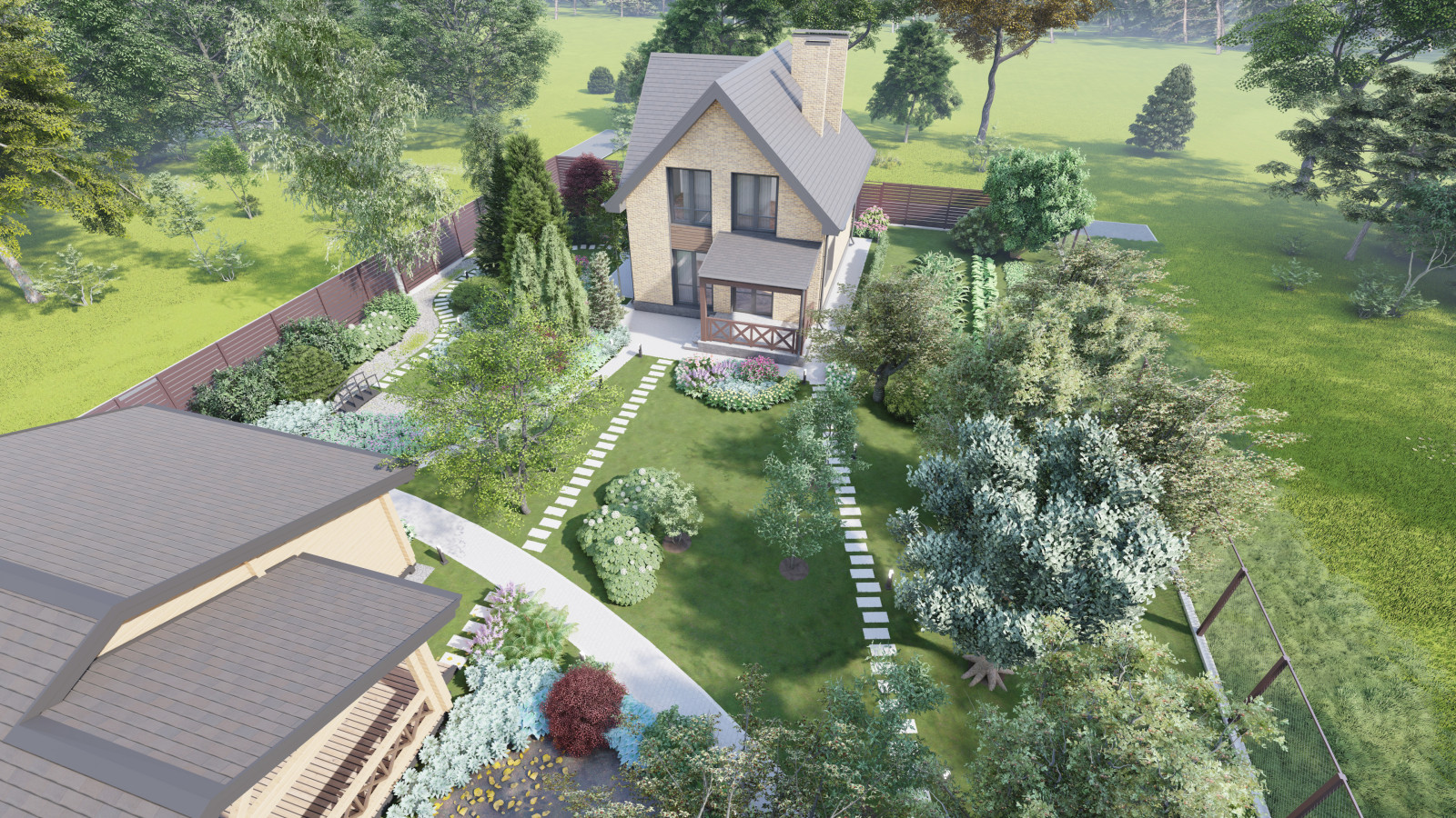 Комплексный проект дома и участка в Чертовицах