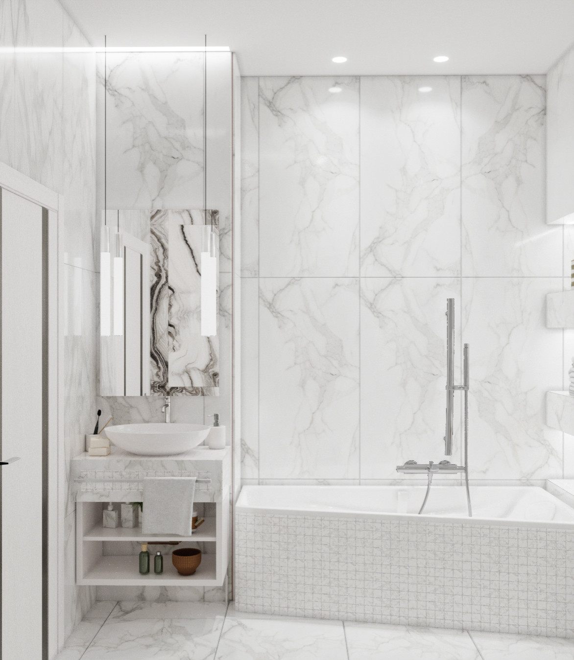 Проект 2-х комнатной квартиры в Апартаментах Лахта Плаза