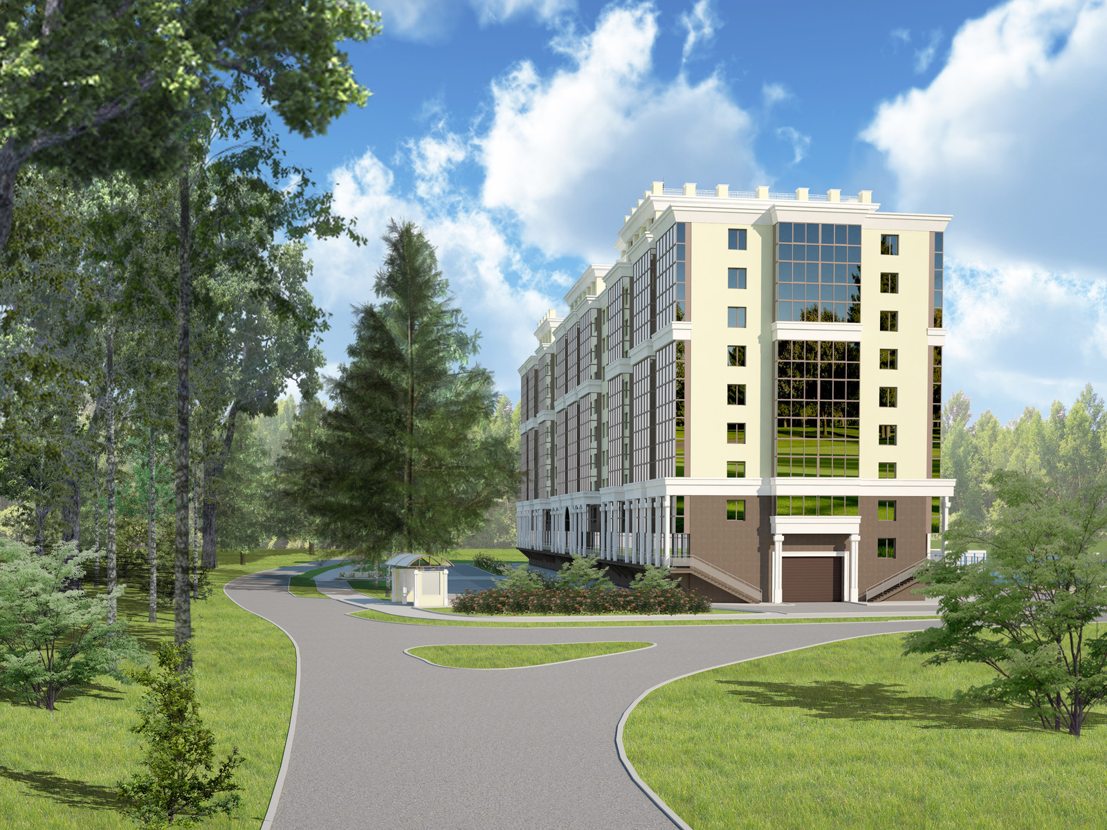 Апартаменты. Синий Утес