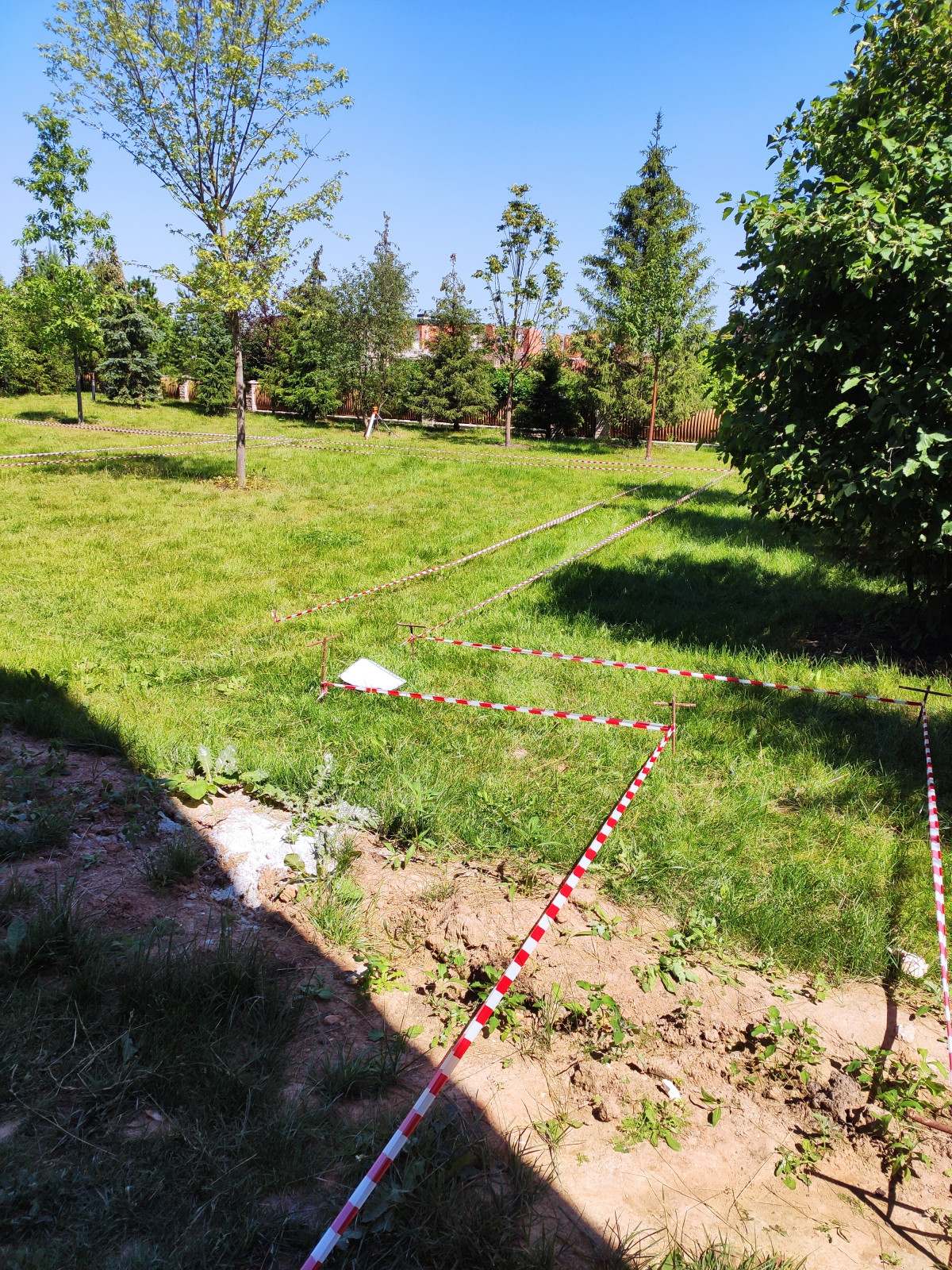 "У Воды" разбивка дорожек