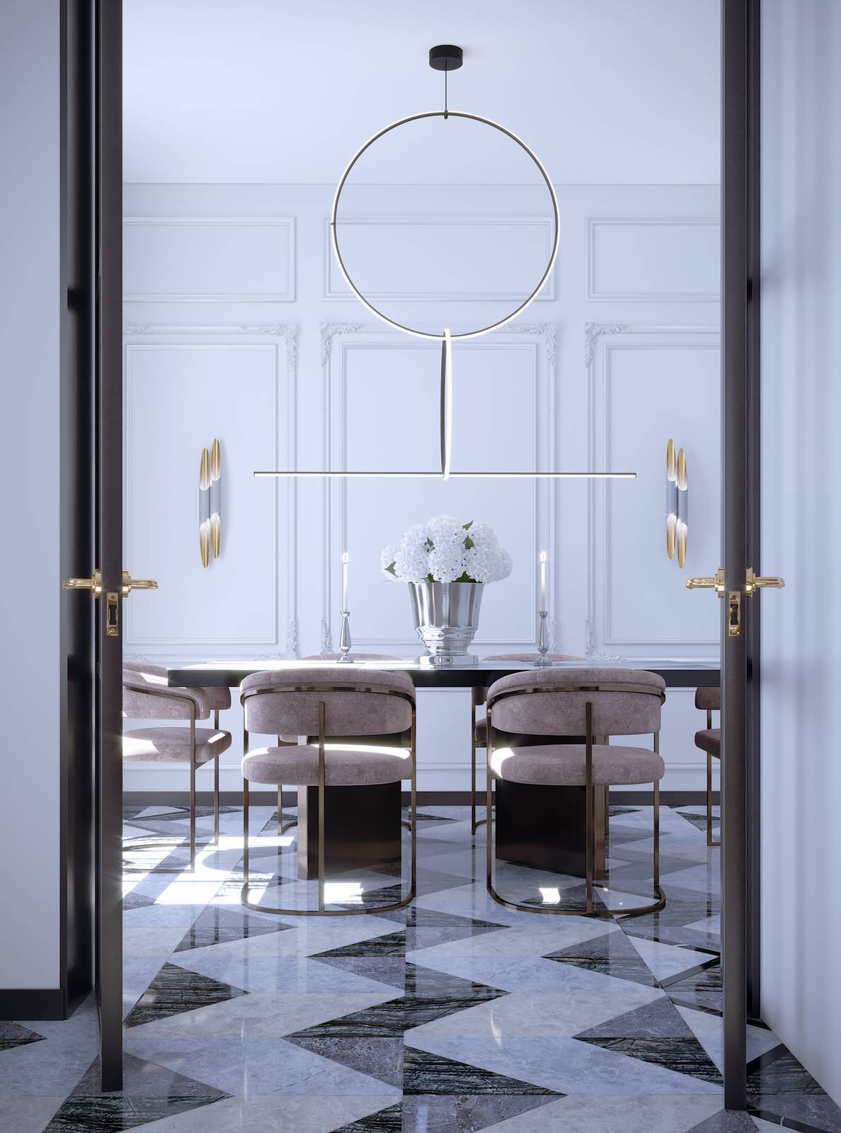 Дизайн-проект частной квартиры ЖК Династия.