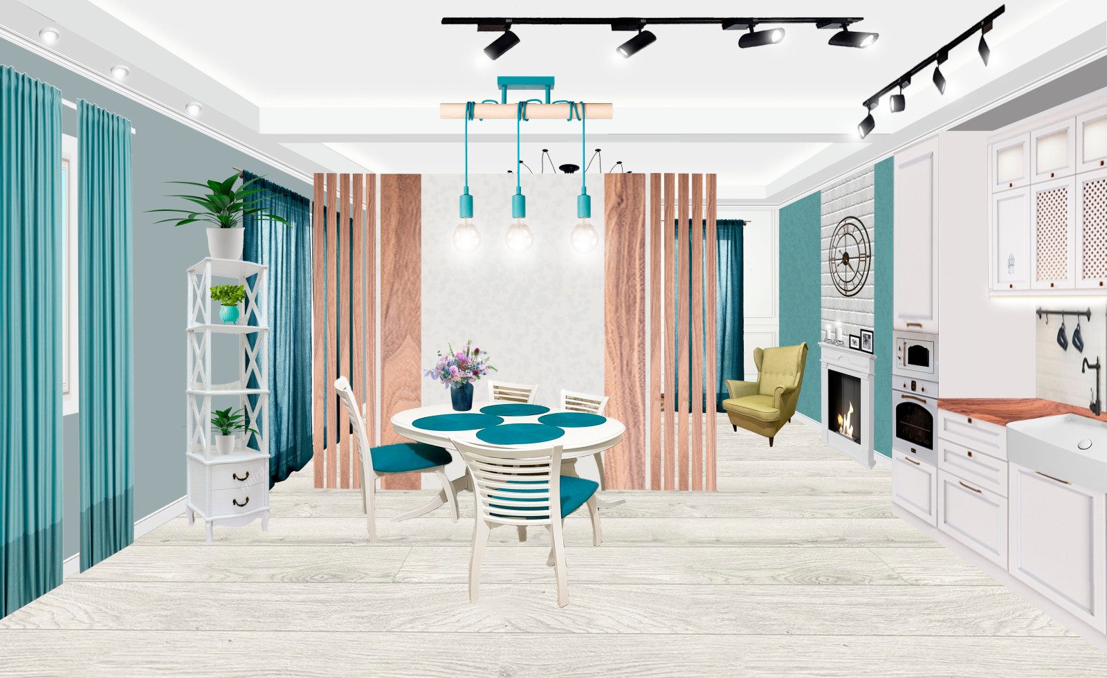 Таунхаус в ЖК "Совушки" Эскизный проект.