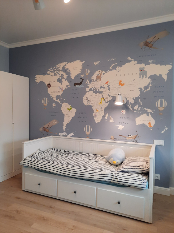 Дизайн-проект квартиры для молодой девушки с сыном в г. Калининграде