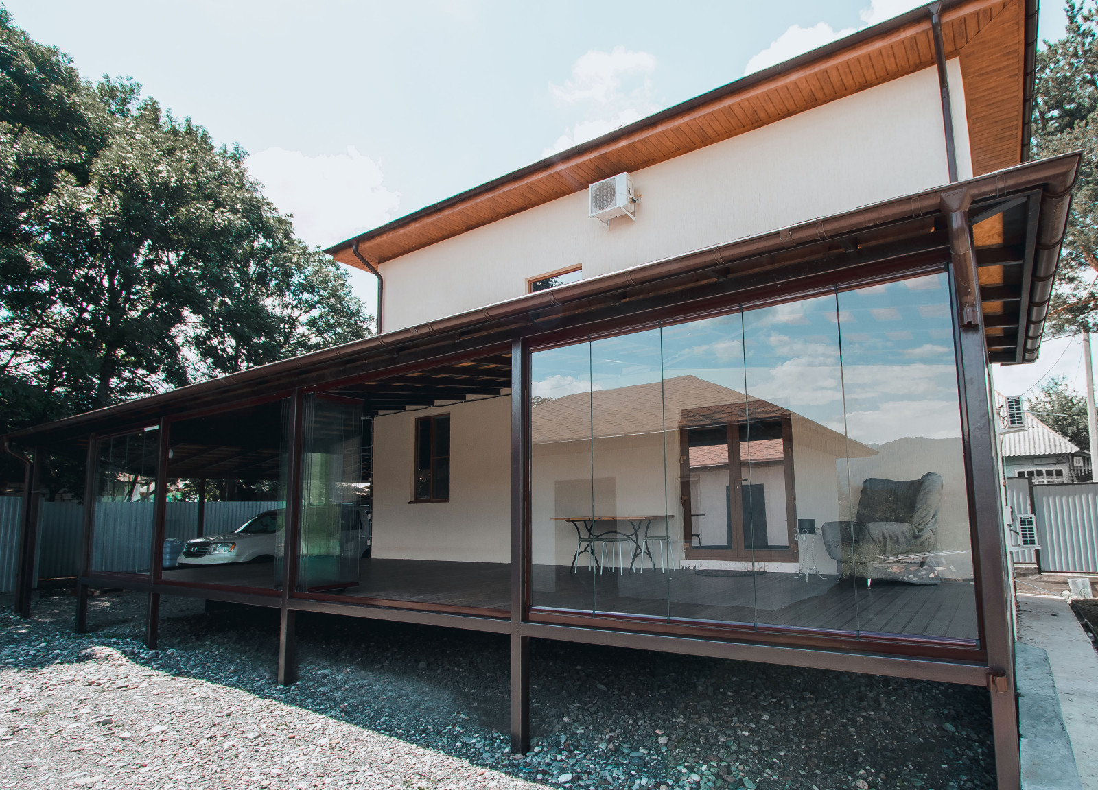 Обложка проекта: Остекление веранды в горной Адыгее