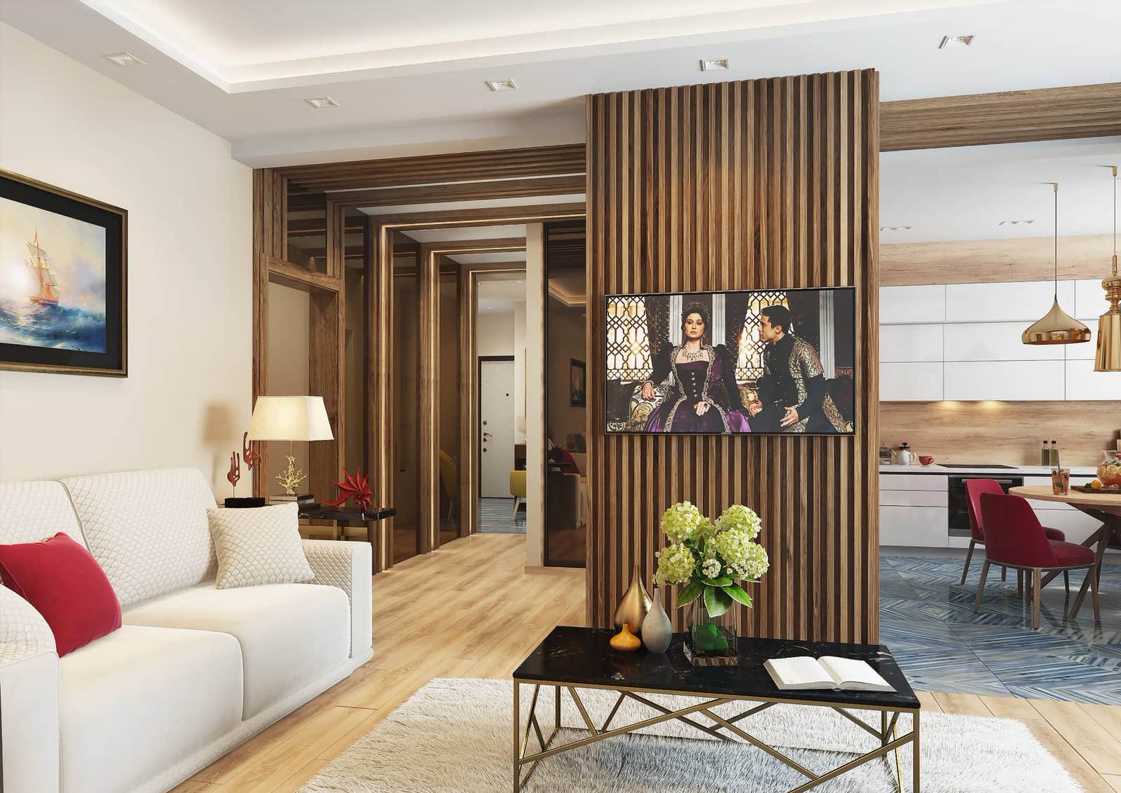 Дизайн квартиры в ЖК «Новая олимпийская деревня» — Разноцветный калейдоскоп