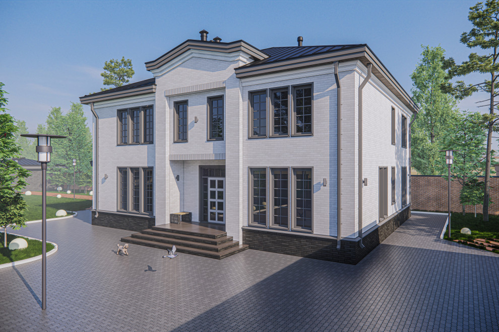 Жилой дом с гаражным комплексом