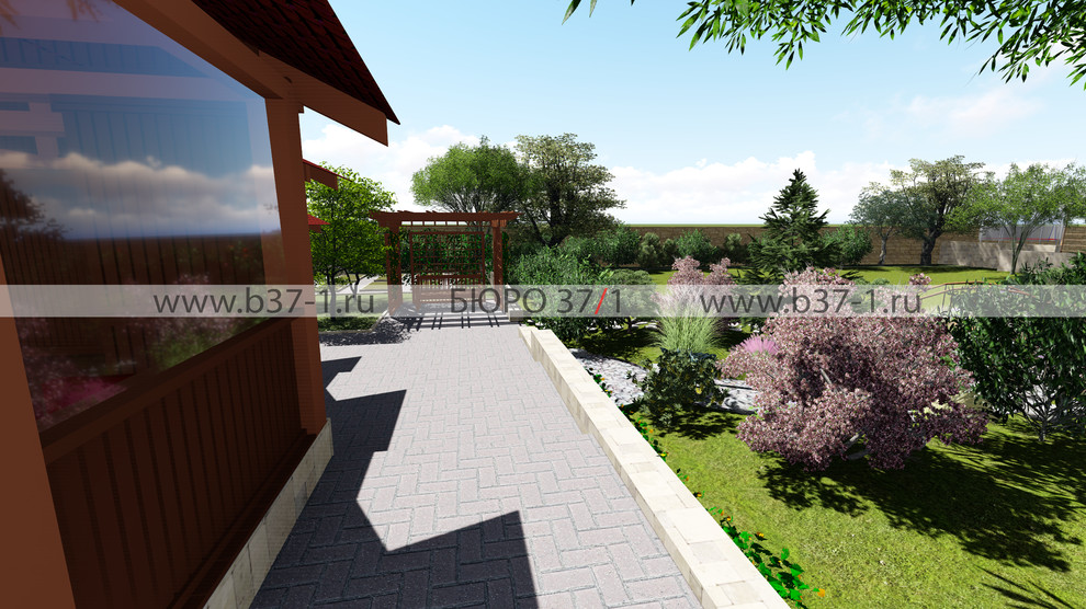 Обложка проекта: Ландшафтный дизайн в п.Зеленый Бор