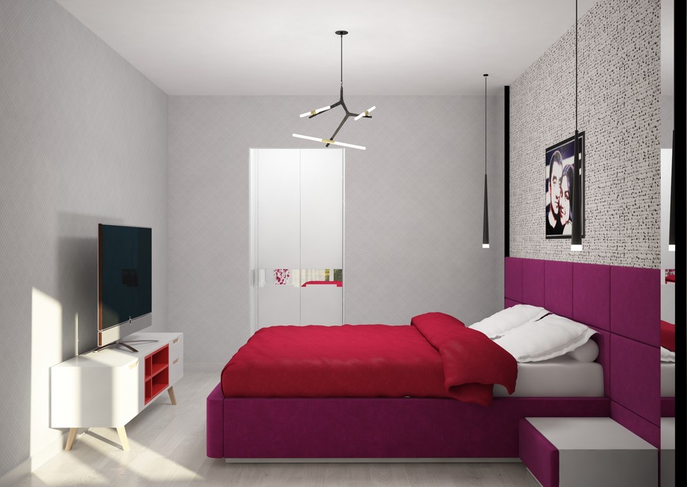 Яркая квартира для молодой пары