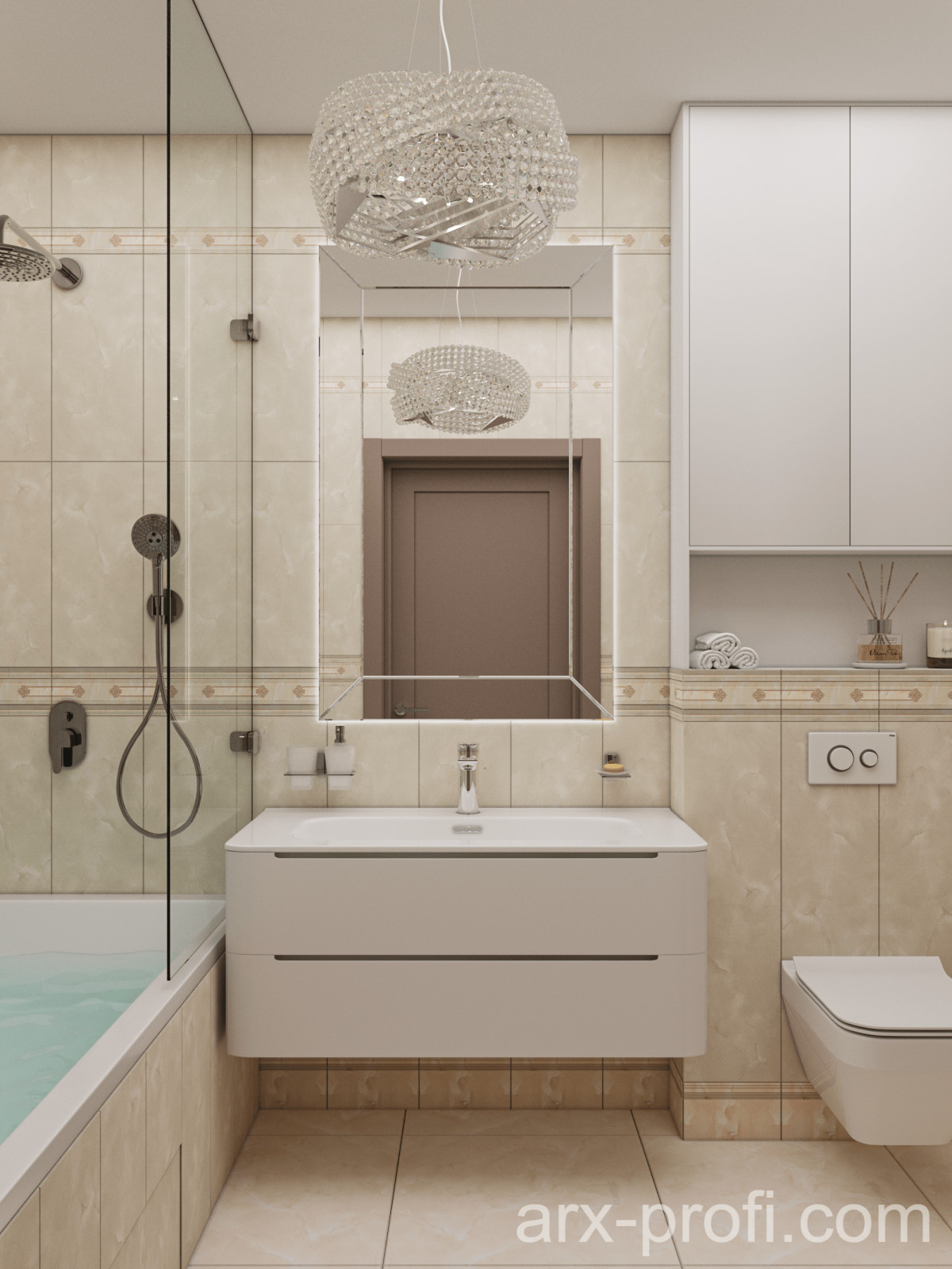 Проект интерьера квартиры в Свиблово