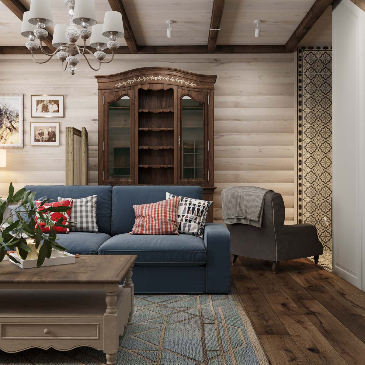 Бревенчатый дом в с.Мастиновка