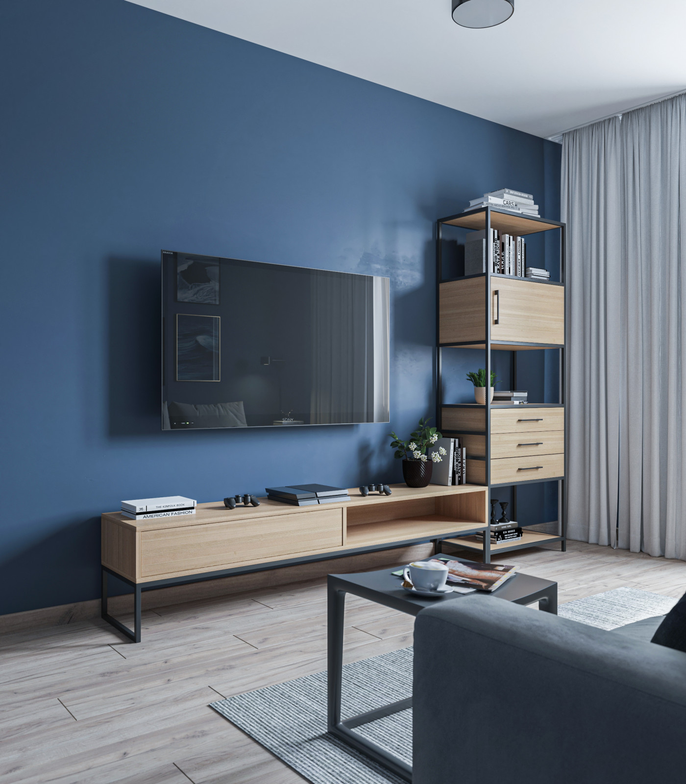 Синий для молодого человека