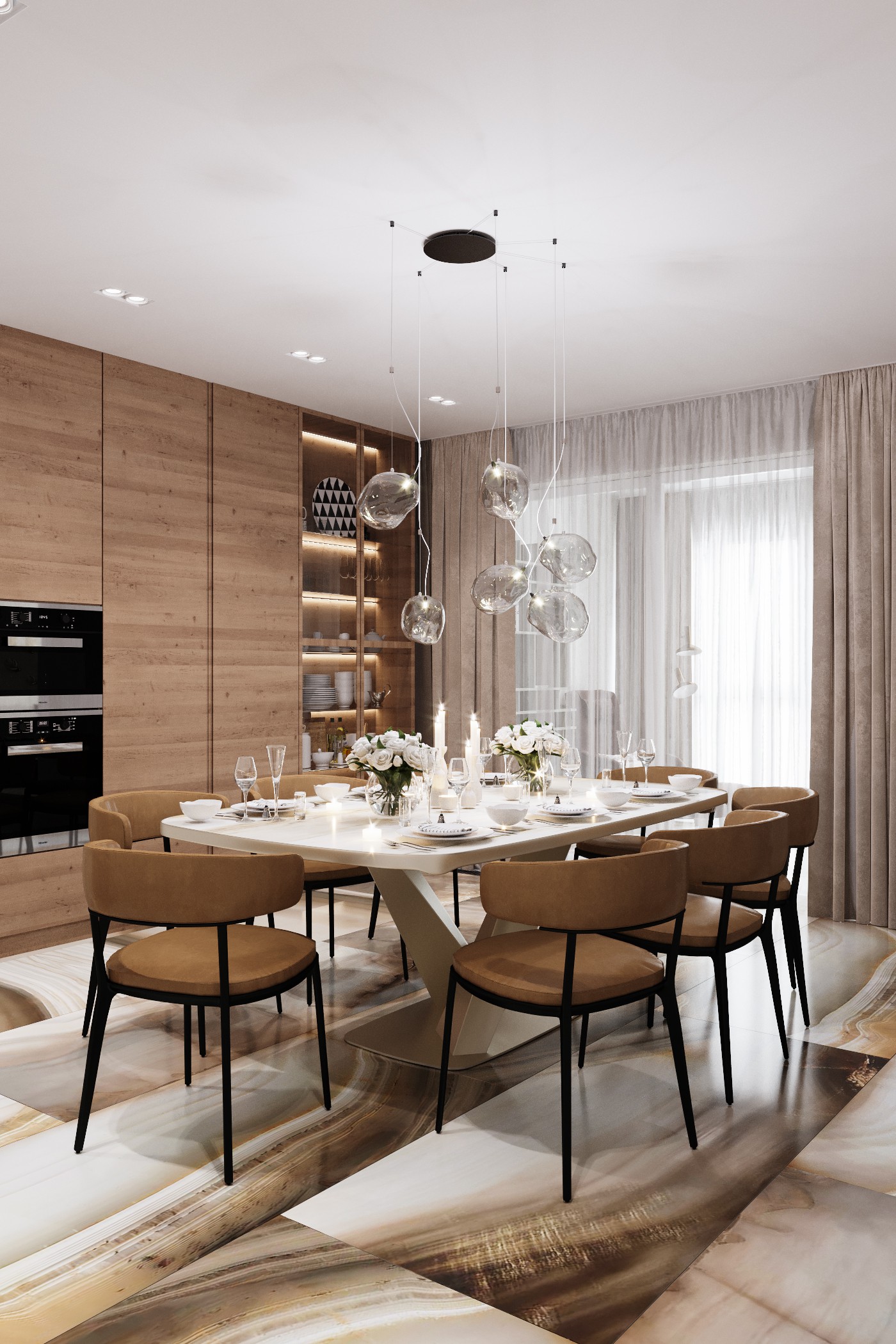 Квартира 108 кв.м. в современном стиле в ЖК Лобачевский.