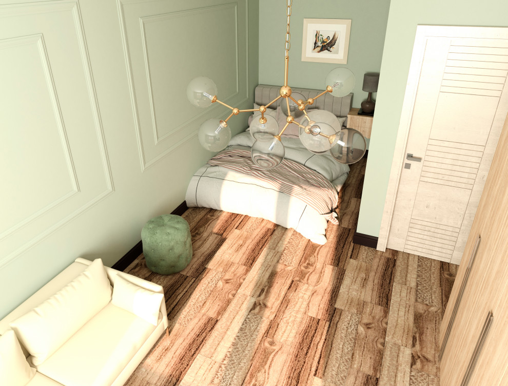 Однокомнатная квартира 34 кв.м. в трёх стилистических решениях.