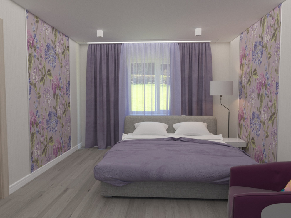 Дизайн-проект  2-го этажа дома в  ДНТ Зеленая поляна