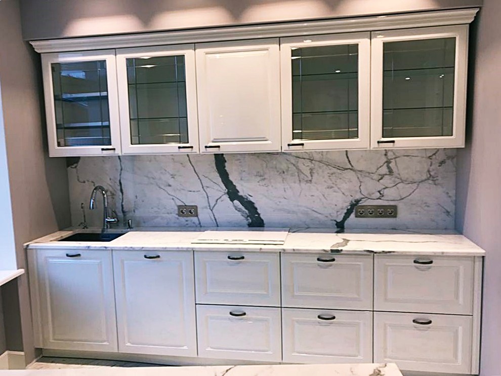 Топ проект из Итальянского элитного мрамора BIANCO STATTUARIO EXTRA