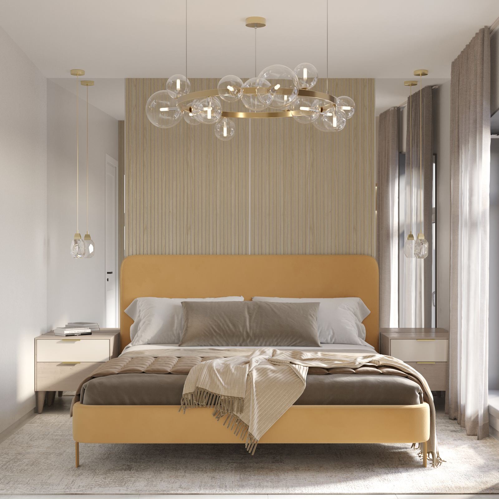 Дизайн проект для семьи из четырех человек