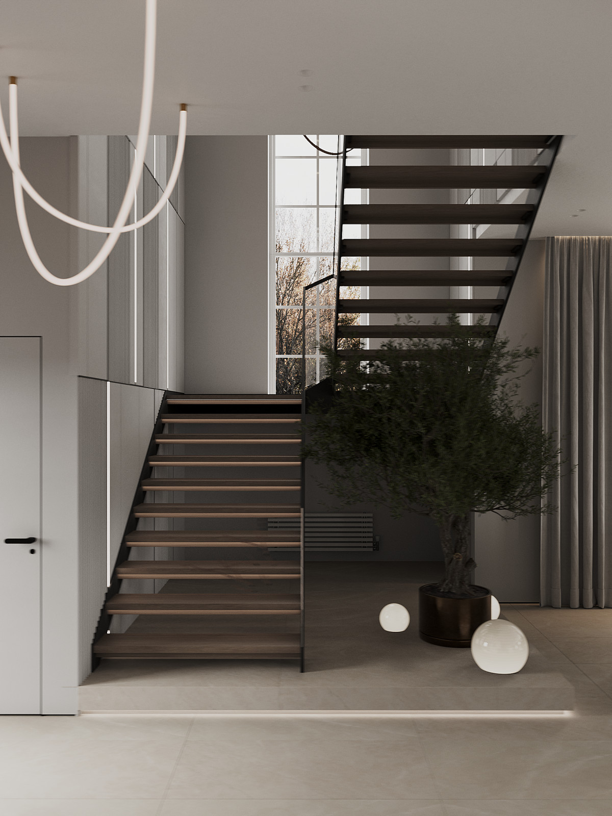 Проект интерьера для дома в коттеджном поселке "Ингардия"