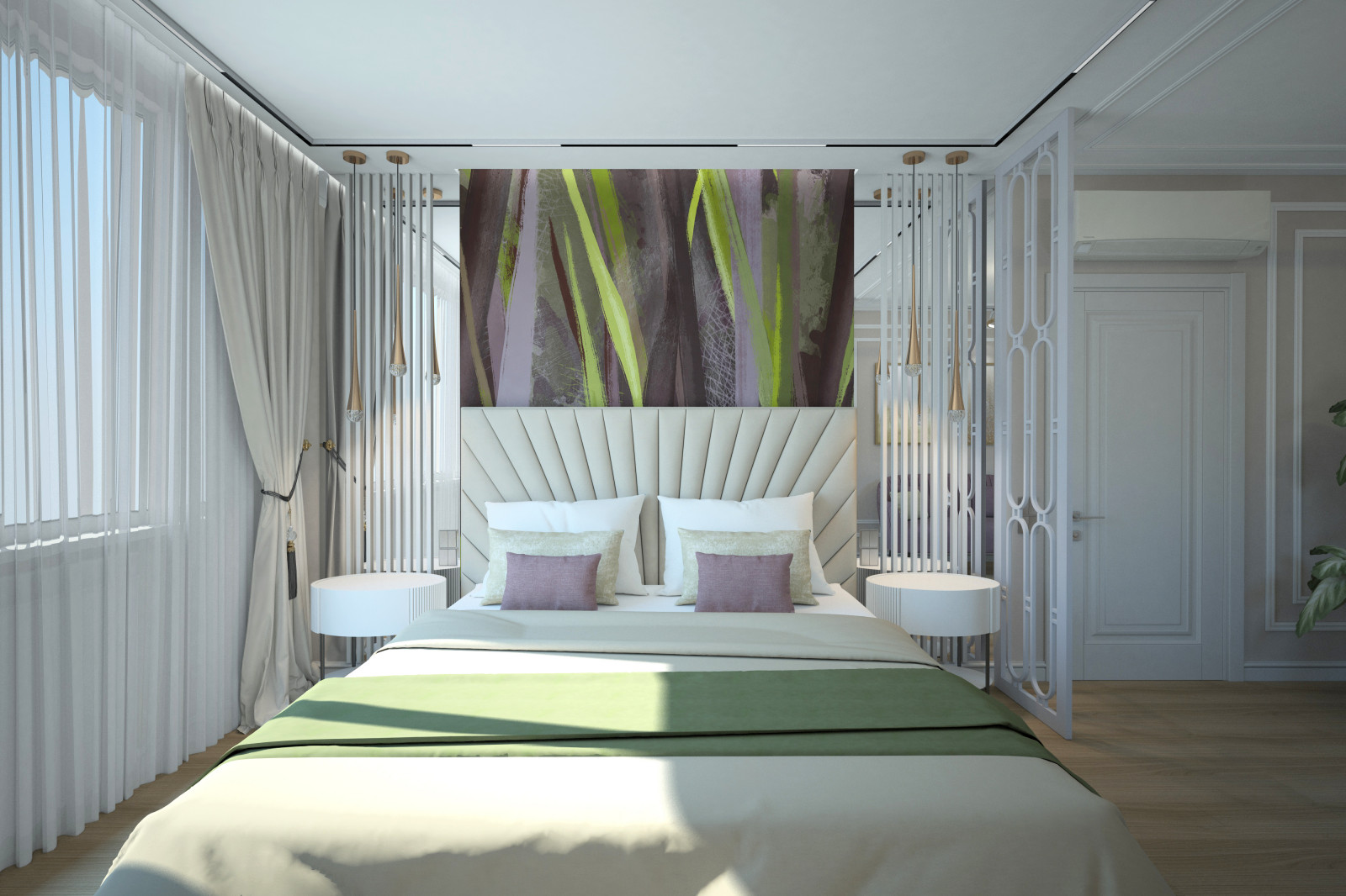 Обложка проекта: Спальня. Квартира в многоэтажном доме 160м2. 2 Варианта.