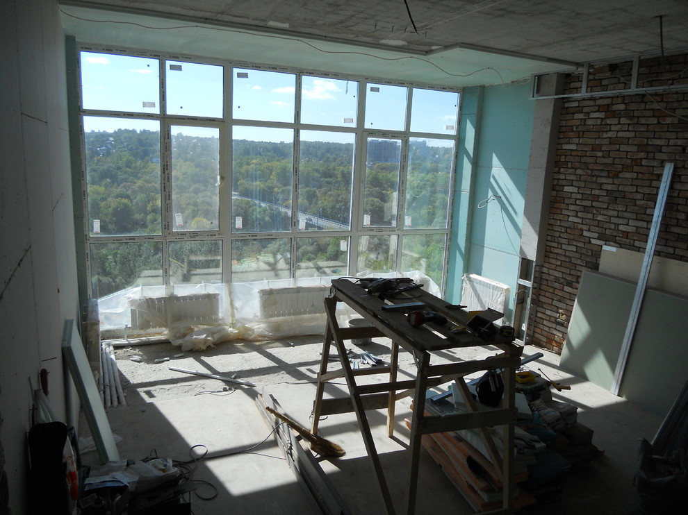 Обложка проекта: Студия с лестницей в небо