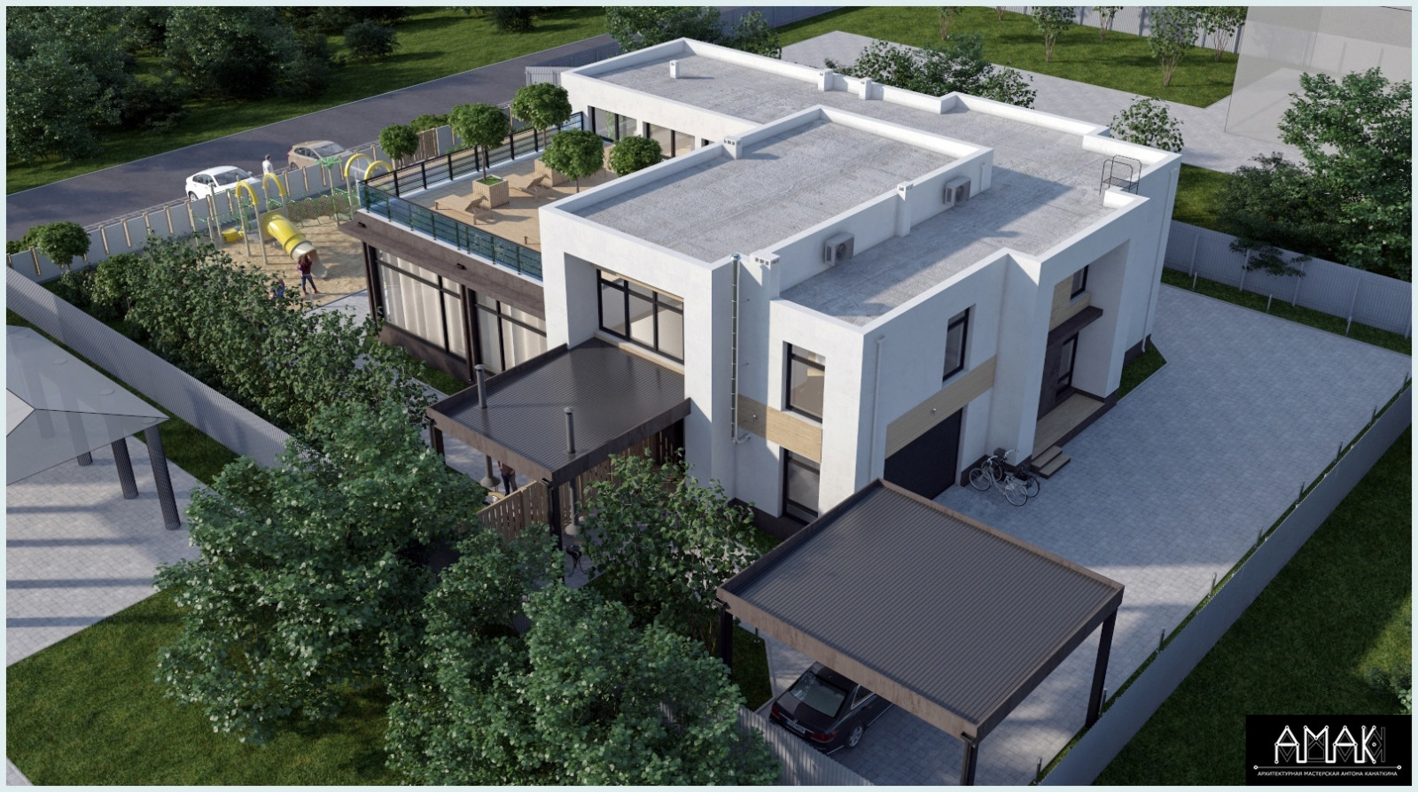 Обложка проекта: Загородный дом.