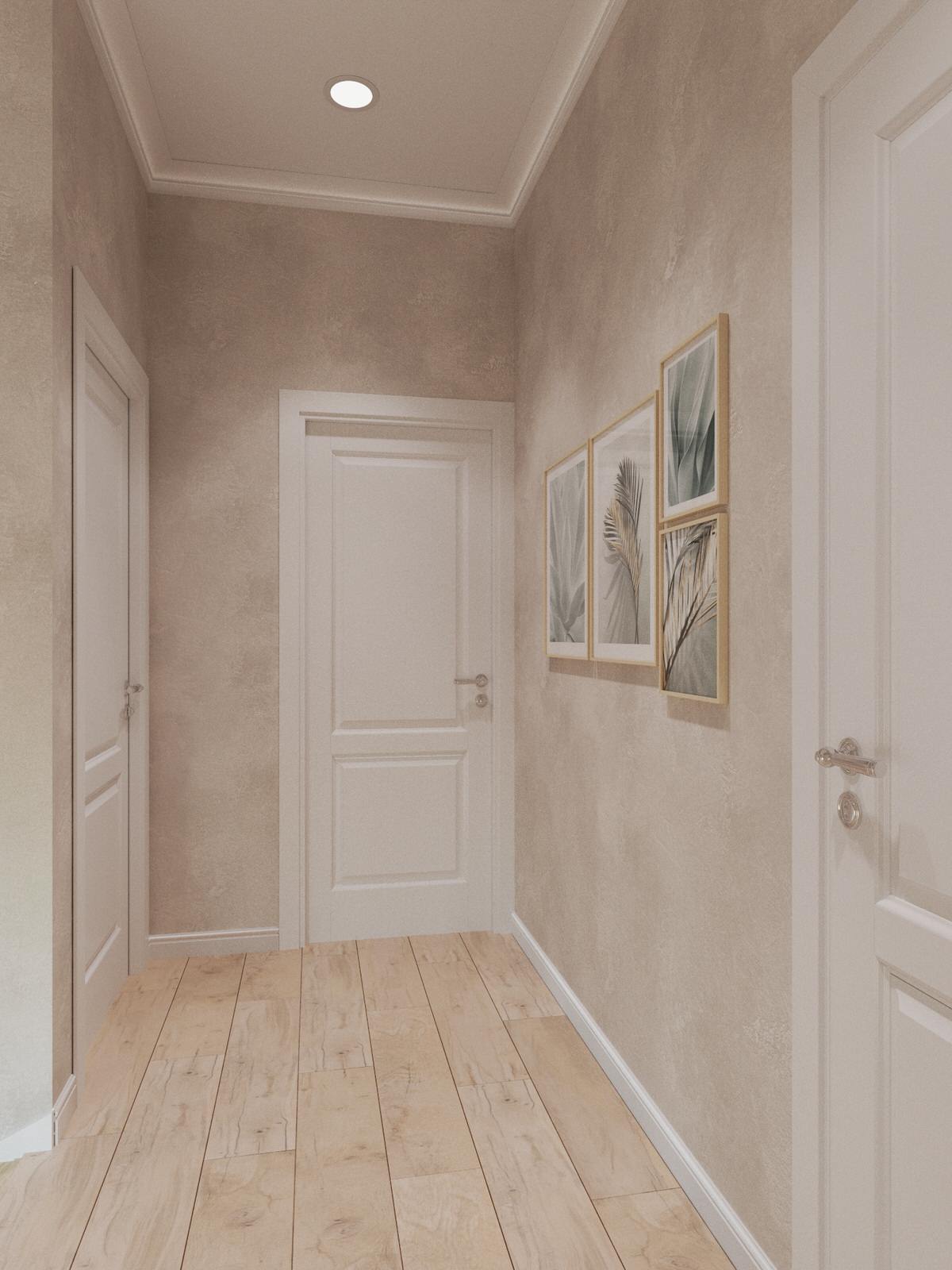 Дизайн проект квартиры 73кв.м. в пос. Зубово ЖК "Зубово-Лайф 2" для семейной