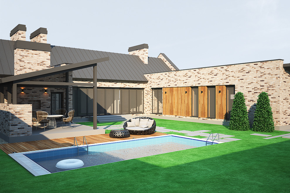 Проект индивидуального жилого дома в п.Усть-Кинельский г.Самары