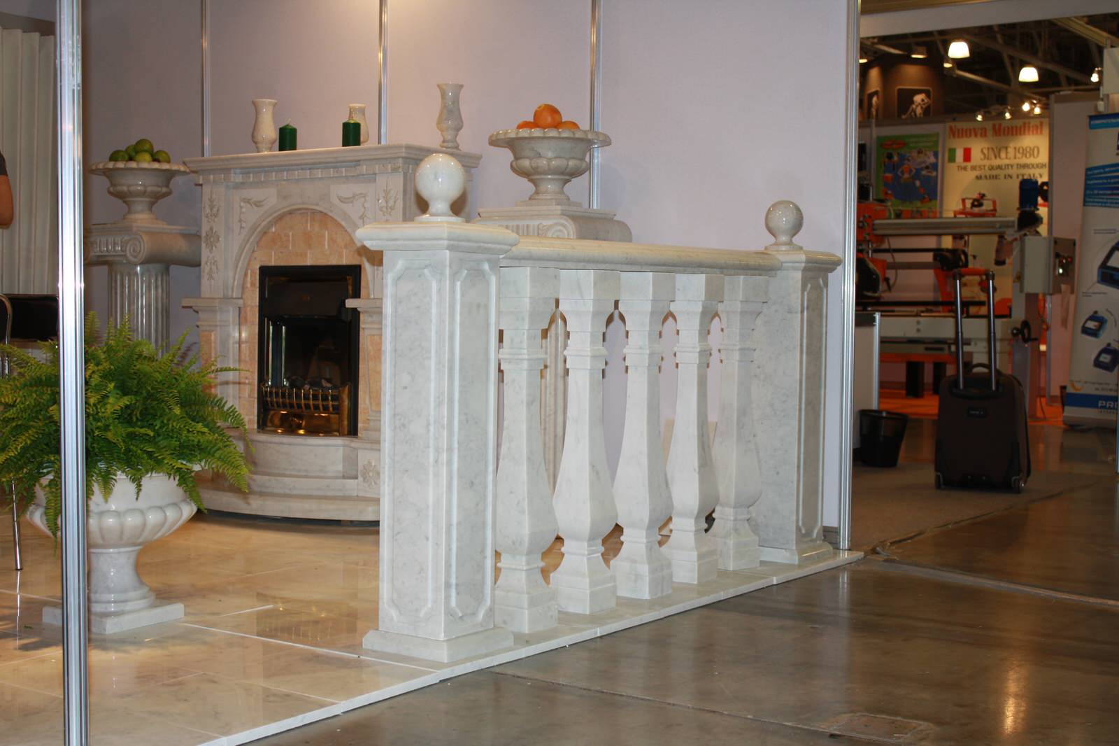 Лестницы из белого мрамора Коелга