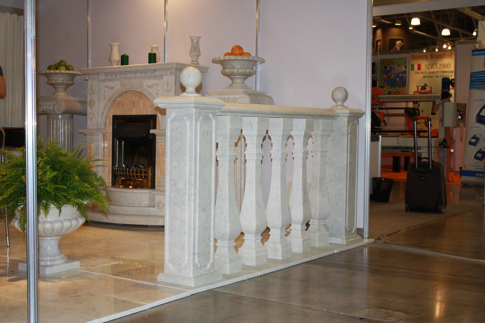 Лестницы из белого мрамора Коелга