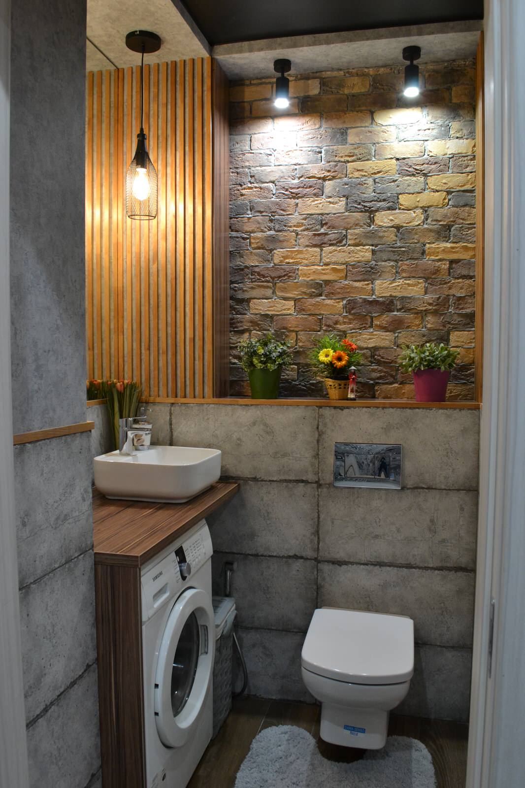 Обложка проекта: Санузел в стиле ЛОФТ