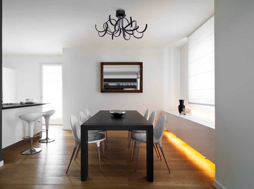 Кухня-гостиная в стиле минимализм