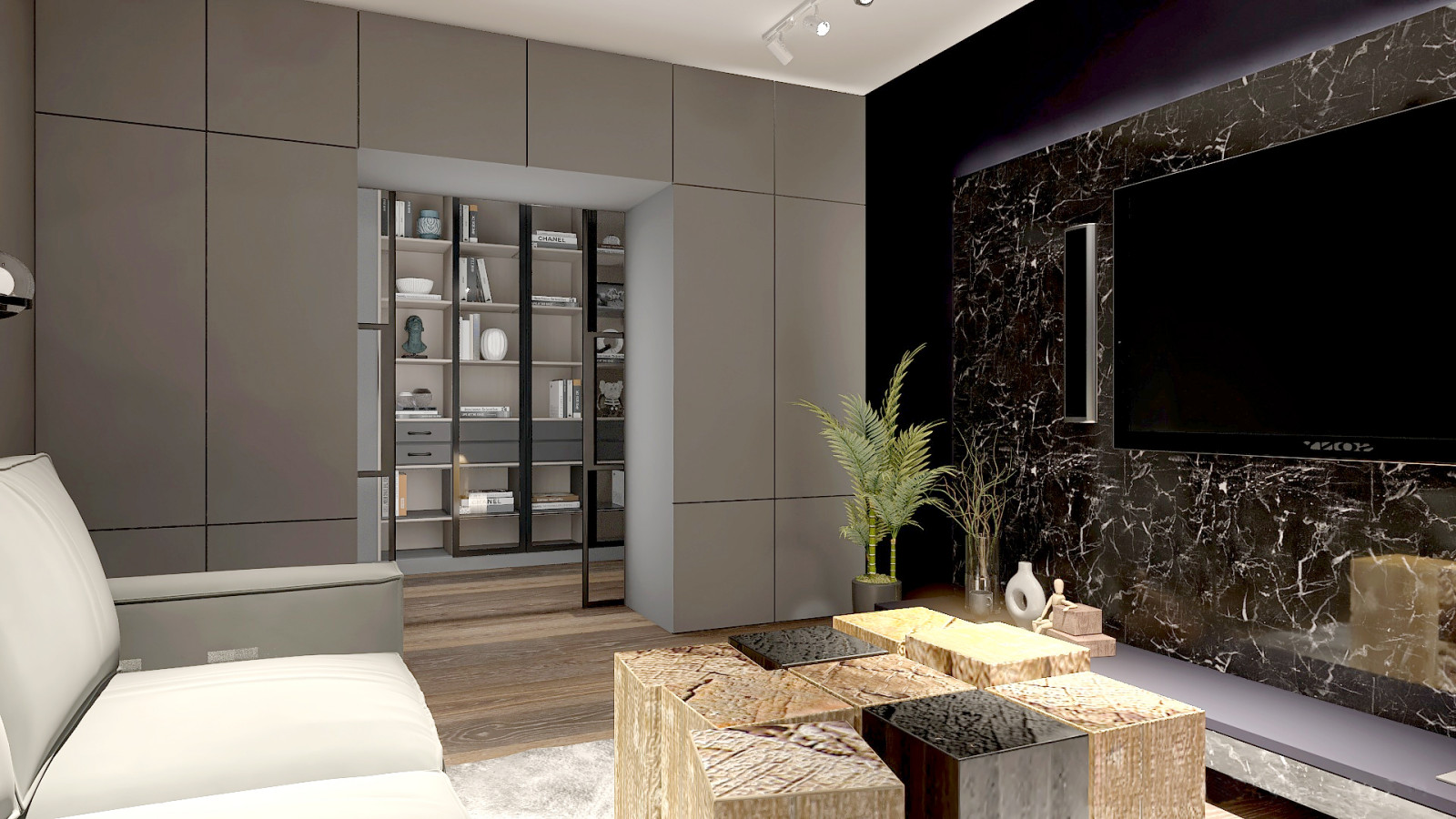 Квартира в стиле Loft, для брутального мужчины