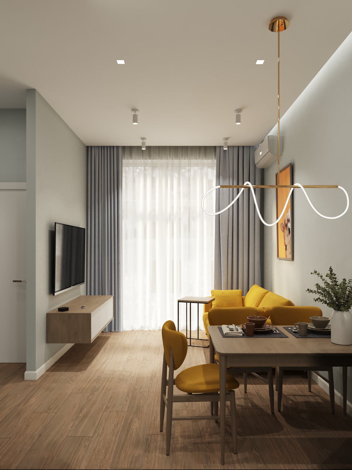 Дизайн проект таунхауса 100м