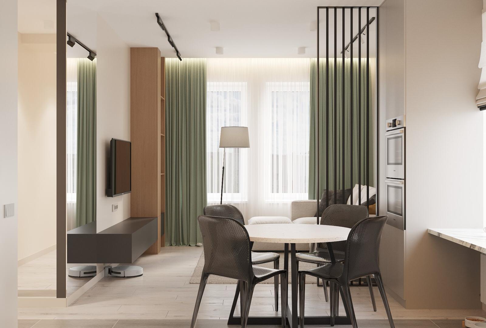 Проект квартиры, площадью 88 кв. м в п. Ганино