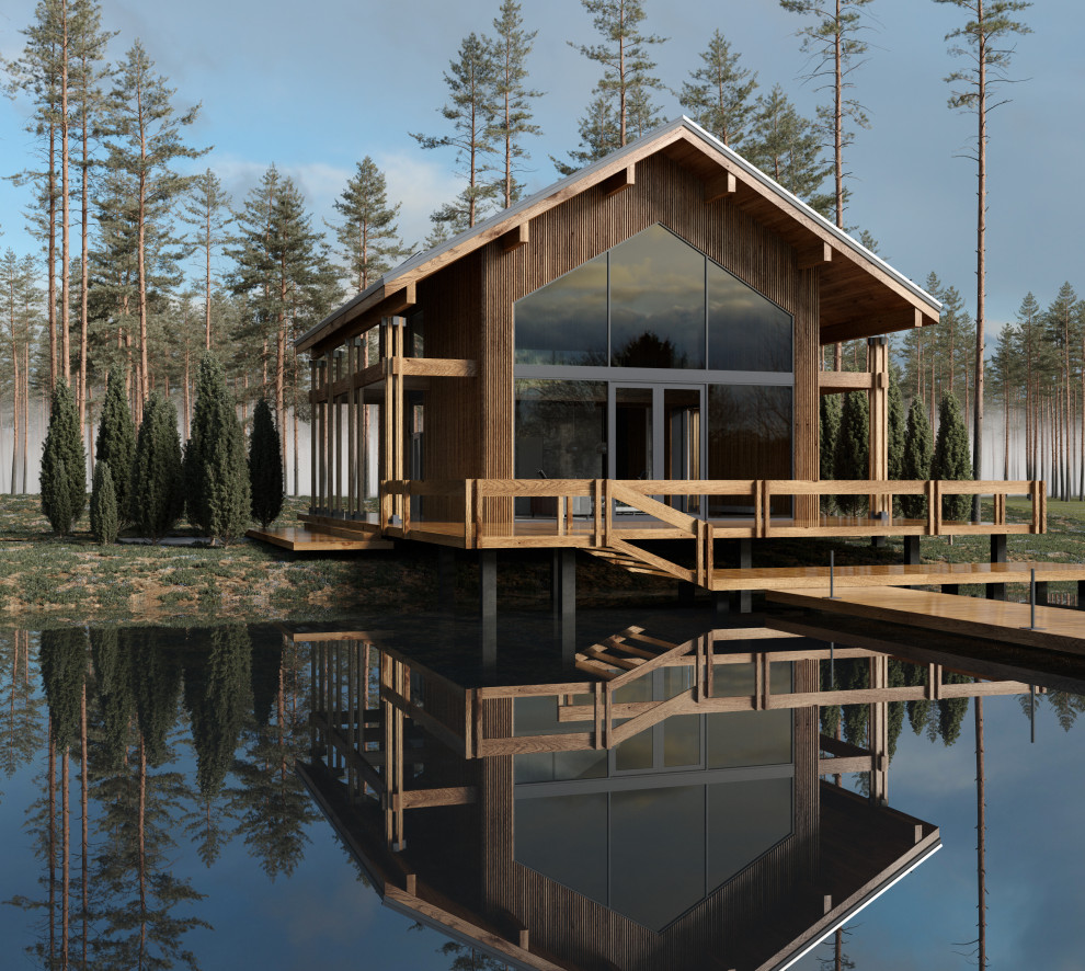 Гостевой дом Cabin 02 на берегу озера