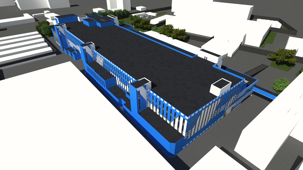 Обложка проекта: Архитектурно-градостроительное решение производственного здания в Москве