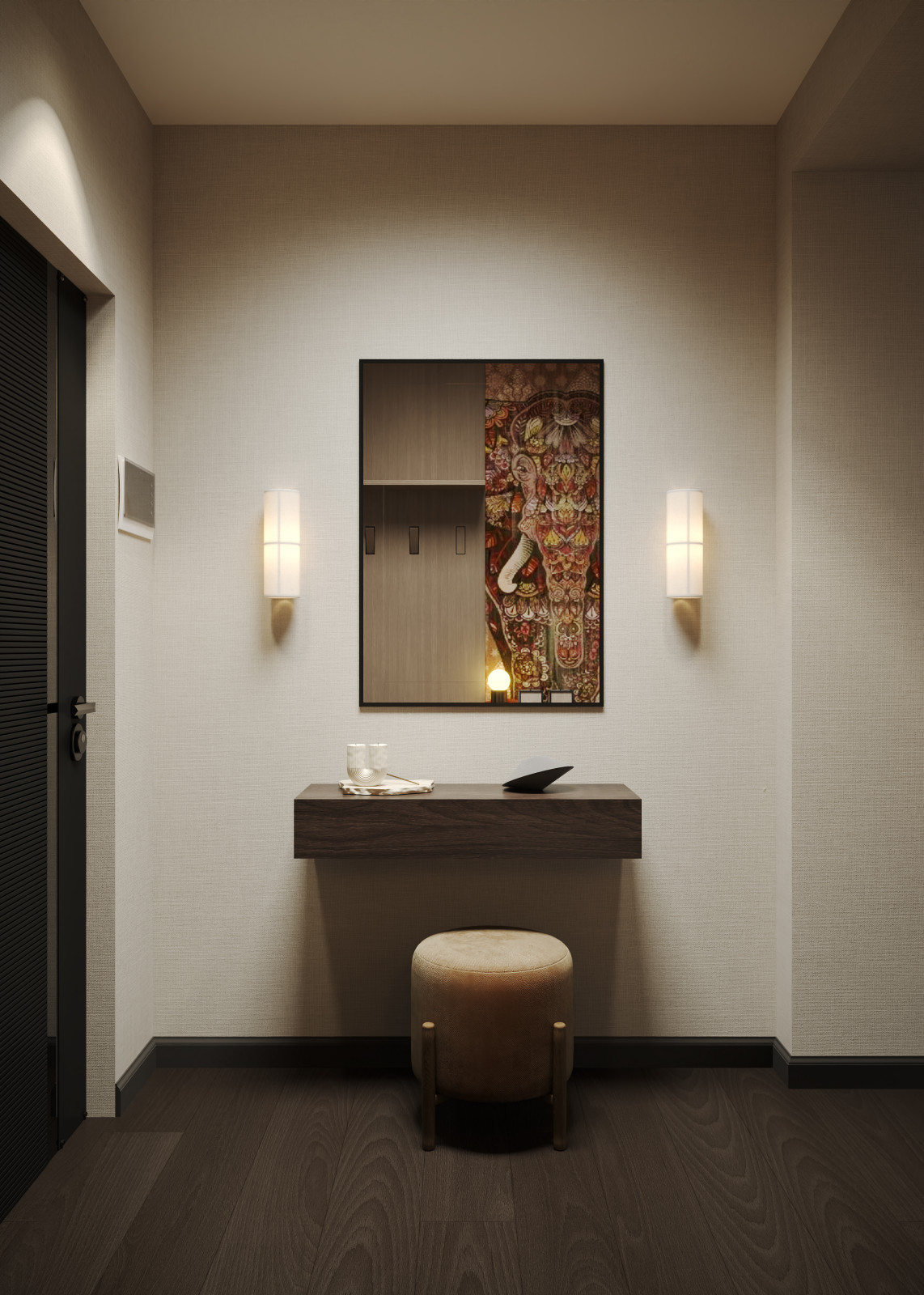 Акцентная прихожая