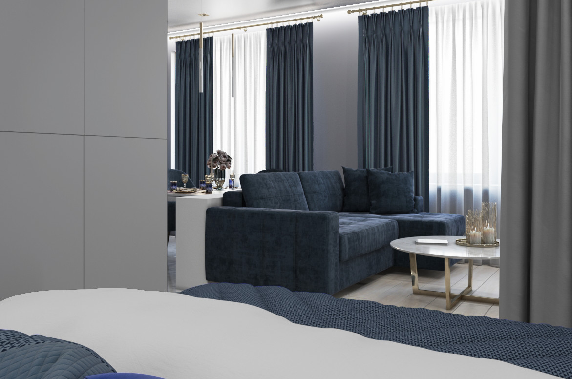 Проект квартиры со свободной планировкой