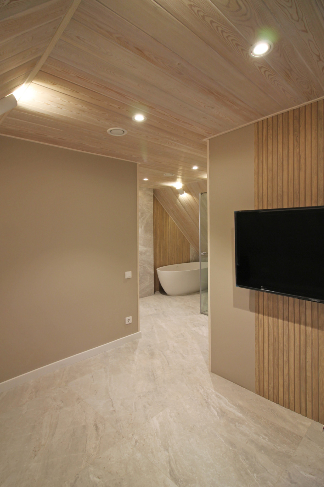 Срубовой коттедж в Рощино