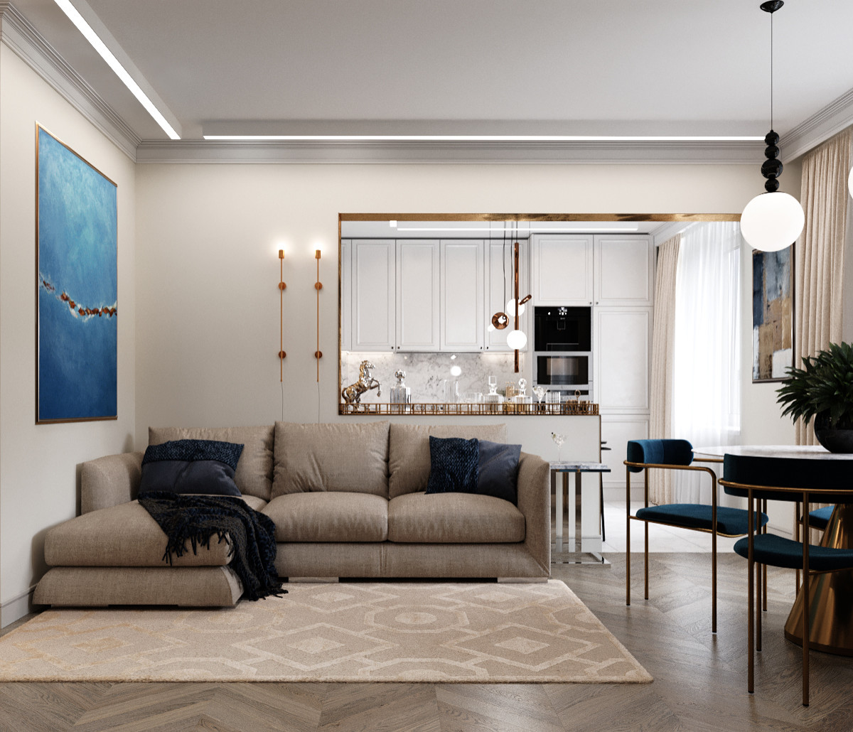 Квартира 100м2, Донская улица, Москва